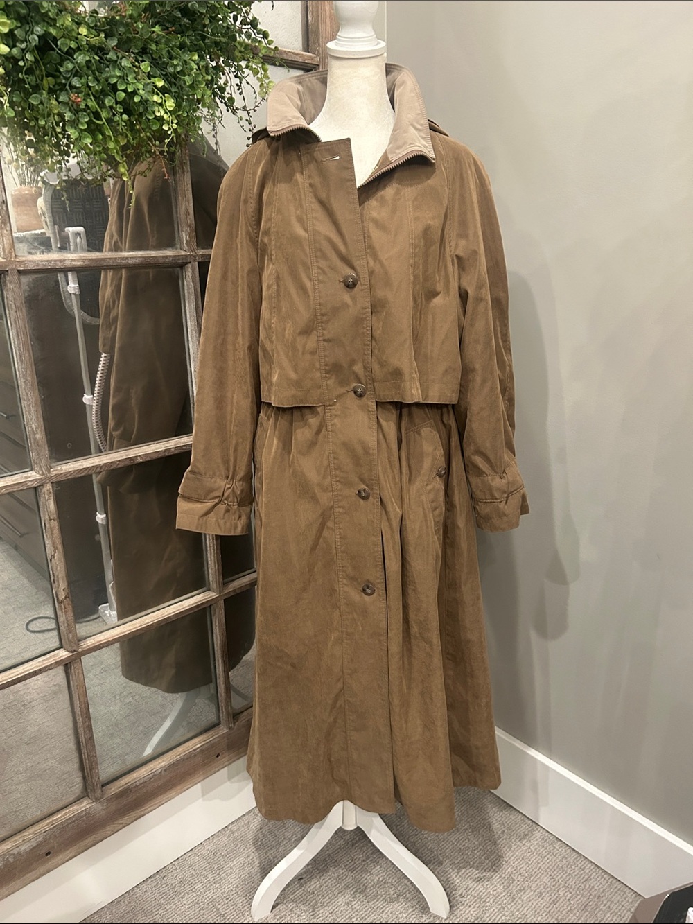 Fleet Street Women’s Brown Trench Coat 10